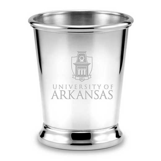 615789218722: University of Arkansas Pewter Julep Cup by M.LaHart & Co.
