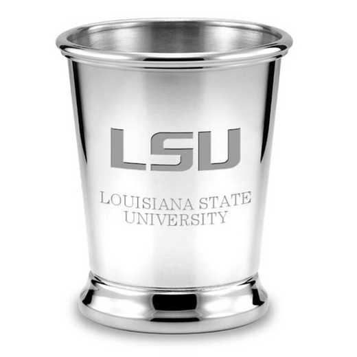 615789409212: LSU Polished Pewter Julep Cup by M.LaHart & Co.