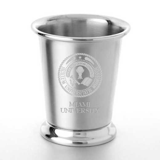 615789726265: Miami University Pewter Julep Cup by M.LaHart & Co.