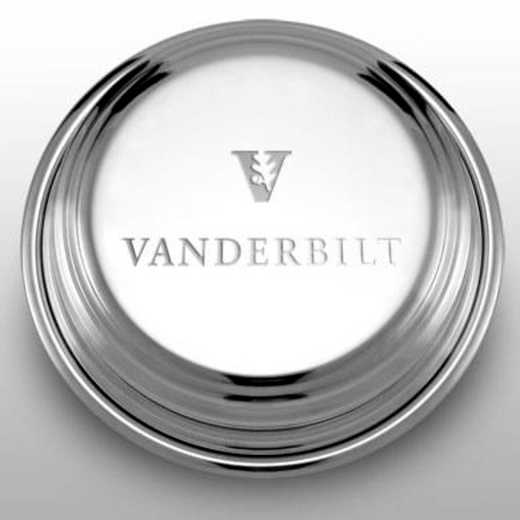 615789251729: Vanderbilt Pewter Paperweight