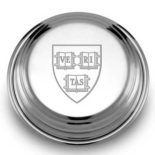 615789322375: Harvard Pewter Paperweight