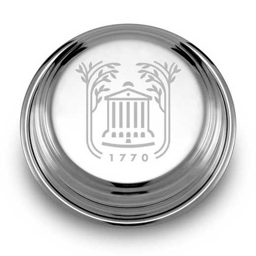 615789334392: College of Charleston Pewter Paperweight