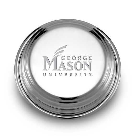 615789337775: George Mason University Pewter Paperweight