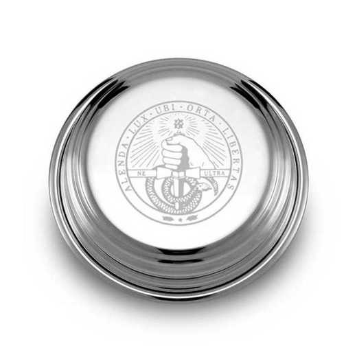 615789354994: Davidson College Pewter Paperweight