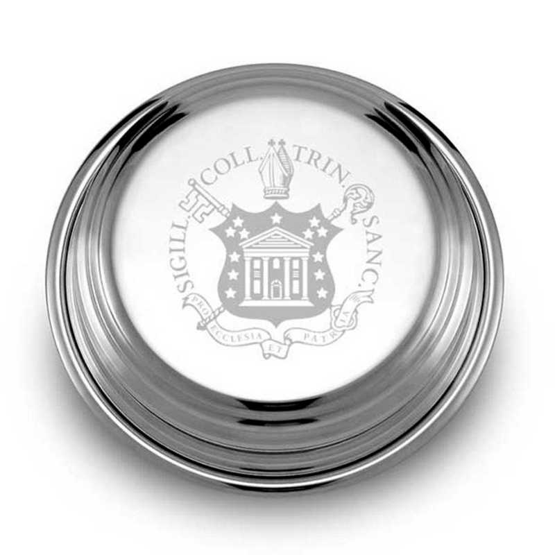 615789623724: Trinity College Pewter Paperweight