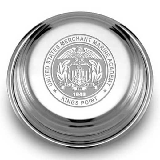 615789628125: Merchant Marine Academy Pewter Paperweight