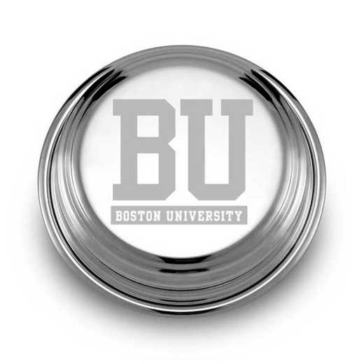 615789804505: Boston University Pewter Paperweight