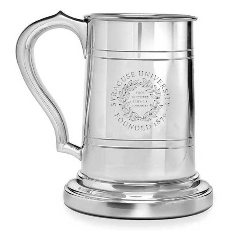 615789057246: Syracuse University Pewter Stein by M.LaHart & Co.
