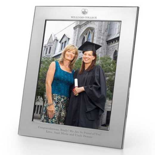 615789166122: Williams College Polished Pewter 8x10 Picture Frame