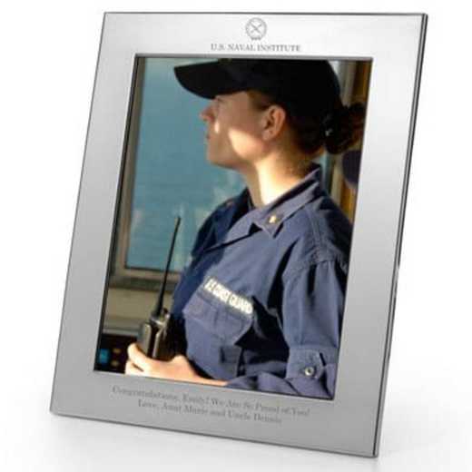 615789486794: USNI Polished Pewter 8x10 Picture Frame