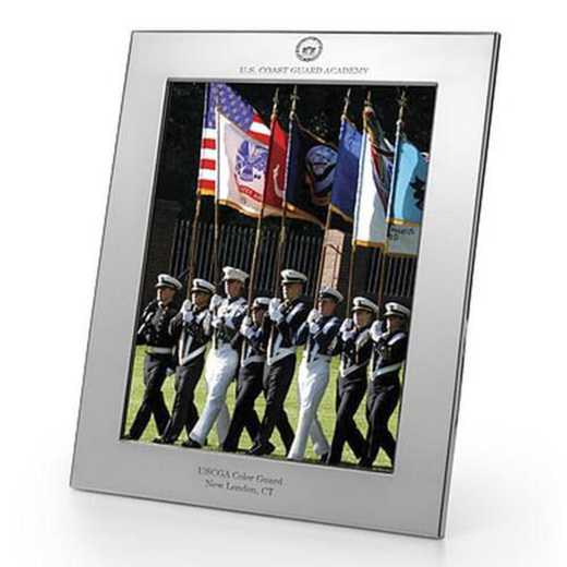 615789735779: Coast Guard Academy Polished Pewter 8x10 Picture Frame