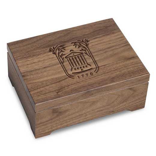 615789634003: College of Charleston Solid Walnut Desk Box