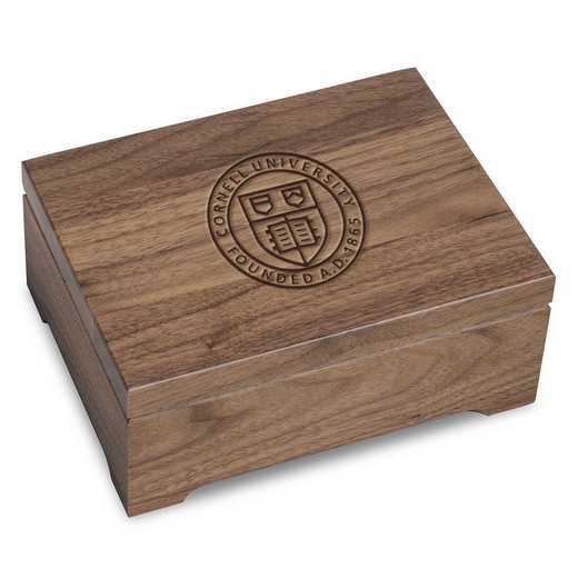 615789690597: Cornell University Solid Walnut Desk Box