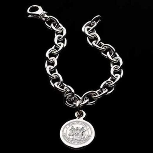 615789111719: MIT Sterling Silver Charm Bracelet