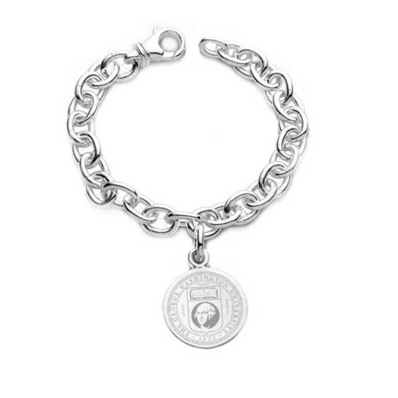 615789396970: George Washington Sterling Silver Charm Bracelet