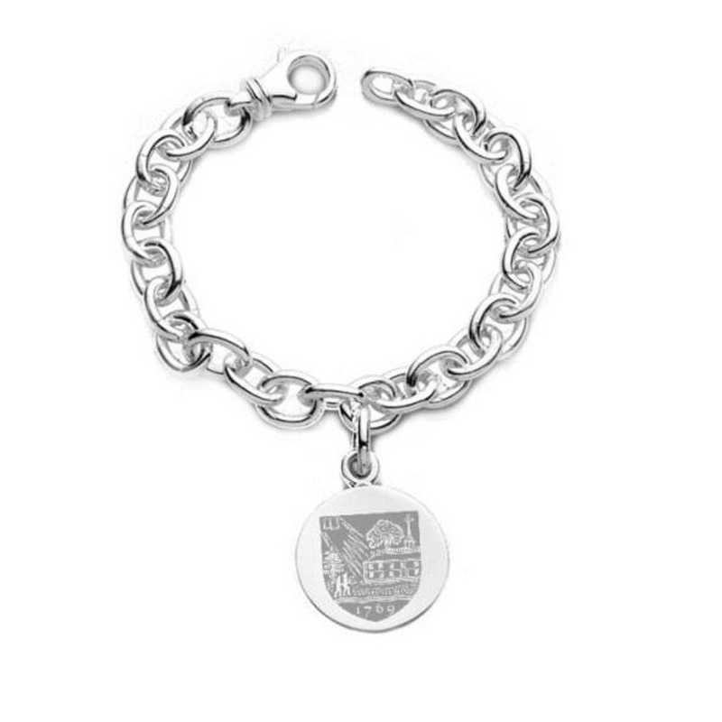 615789547846: Dartmouth Sterling Silver Charm Bracelet
