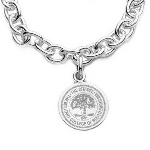 615789647317: Citadel Sterling Silver Charm Bracelet