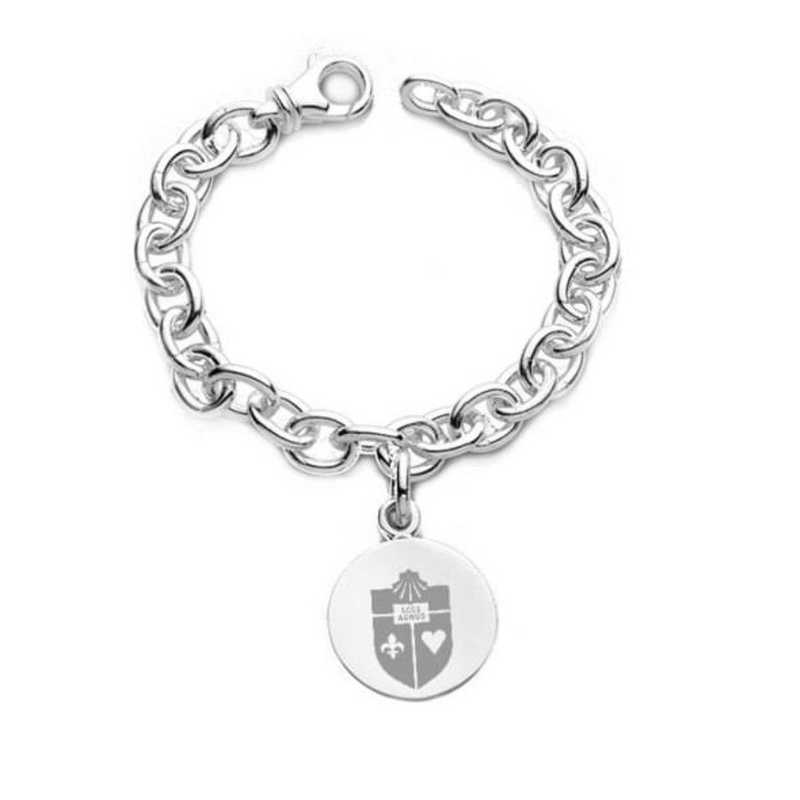 615789802389: St. John's Sterling Silver Charm Bracelet