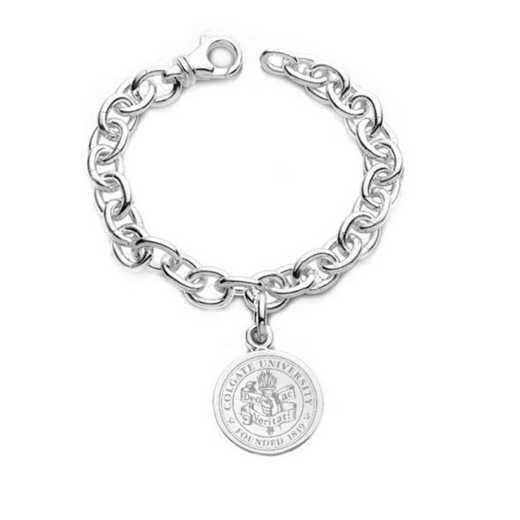 615789891079: Colgate Sterling Silver Charm Bracelet