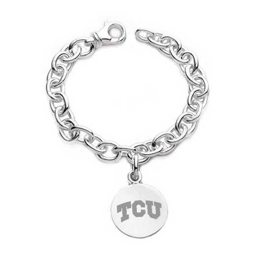 615789910770: TCU Sterling Silver Charm Bracelet