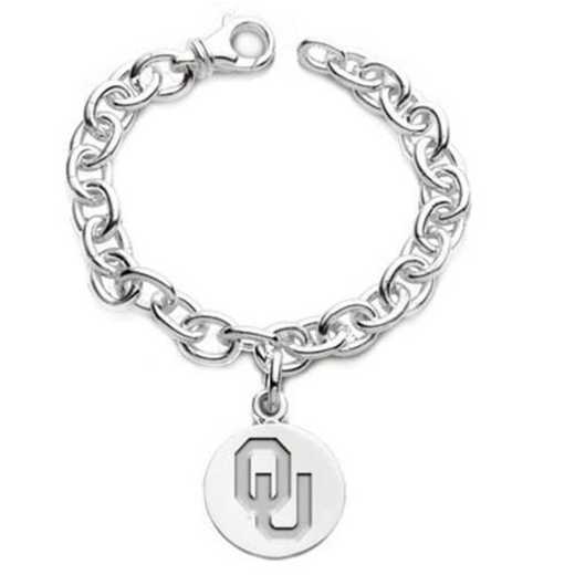 615789951278: Oklahoma Sterling Silver Charm Bracelet