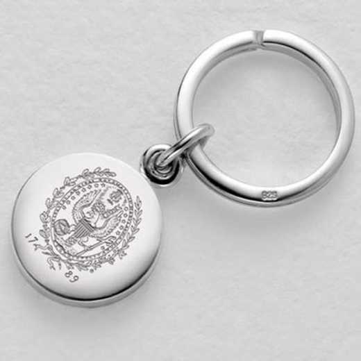 615789024668: Georgetown Sterling Silver Insignia Key Ring