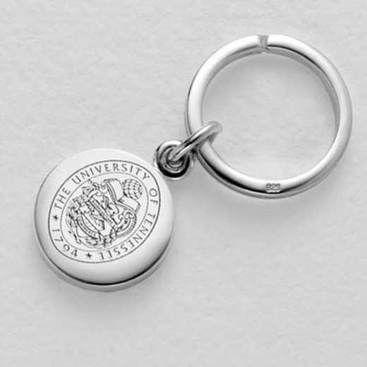 615789166702: Tennessee Sterling Silver Insignia Key Ring