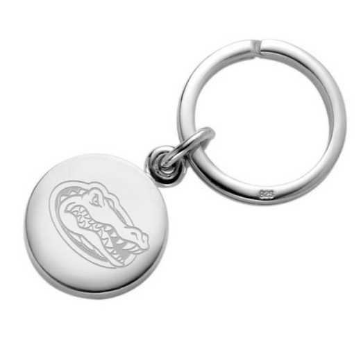 615789706632: Florida Sterling Silver Insignia Key Ring