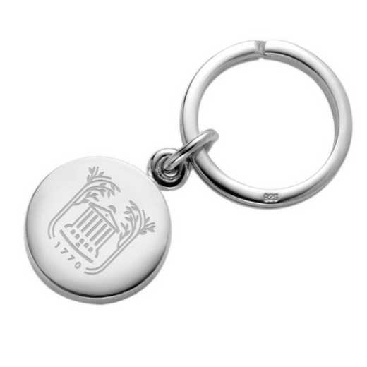 615789820611: College of Charleston Sterling Silver Insignia Key Ring