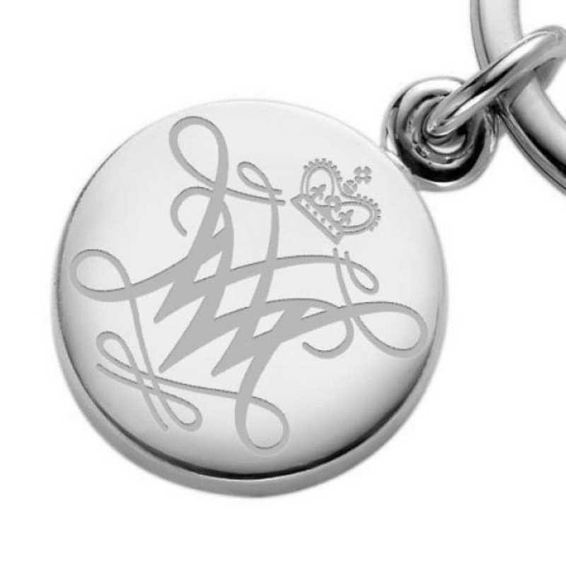 William & Mary Sterling Silver Insignia Key Ring by M.LaHart & Co.