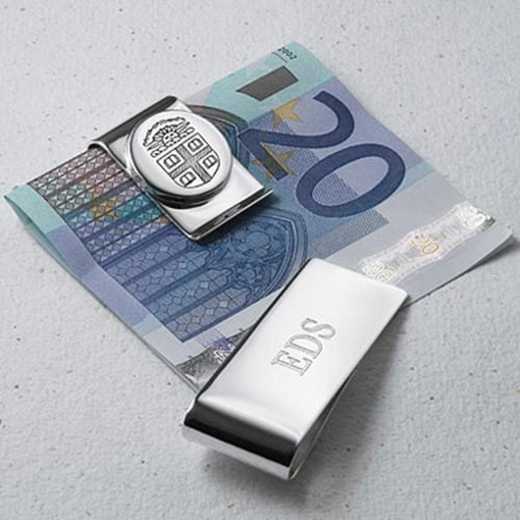 615789730071: Brown Sterling Silver Money Clip