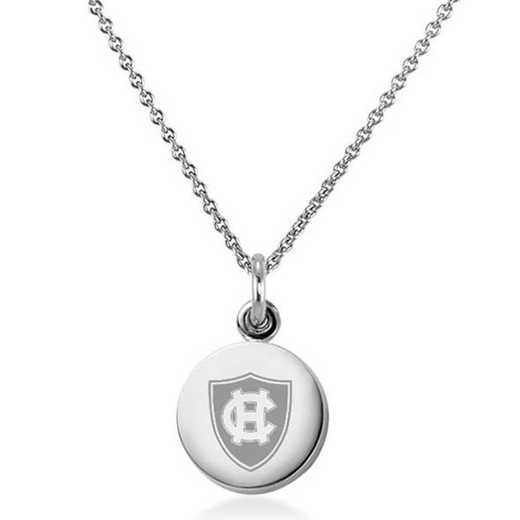 615789754466: Holy Cross Necklace with Charm in SS