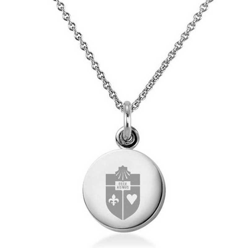 615789883203: St. John's University Necklace with Charm in SS