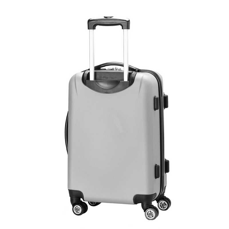 silver hard case luggage