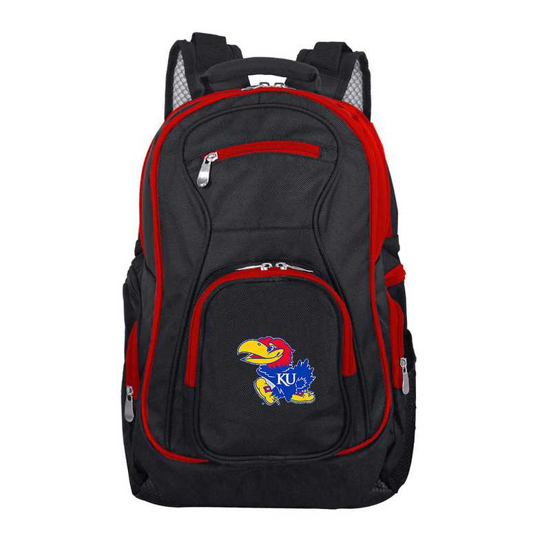 NCAA Kansas Jayhawks Trim color Laptop Backpack by Mojo Licensing