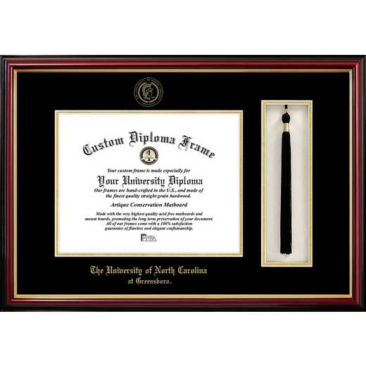 NC598PMHGT: UNC Greensboro 11w x 8.5h Tassel Box and Diploma Frame