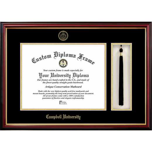 NC599PMHGT: Campbell University 14w x 11h Tassel Box and Diploma Frame