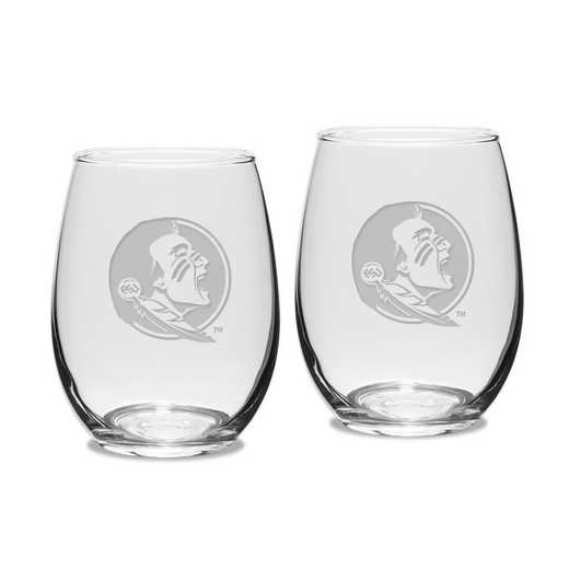 ND11B2-130840: 15 oz. Stemless White Wine Glass Set