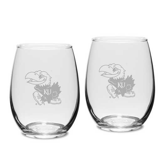 ND11B2-130964: 15 oz. Stemless White Wine Glass Set