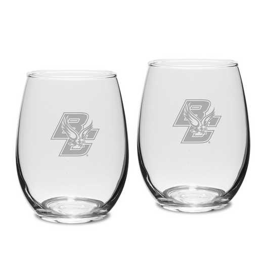 ND11B2-131015: 15 oz. Stemless White Wine Glass Set