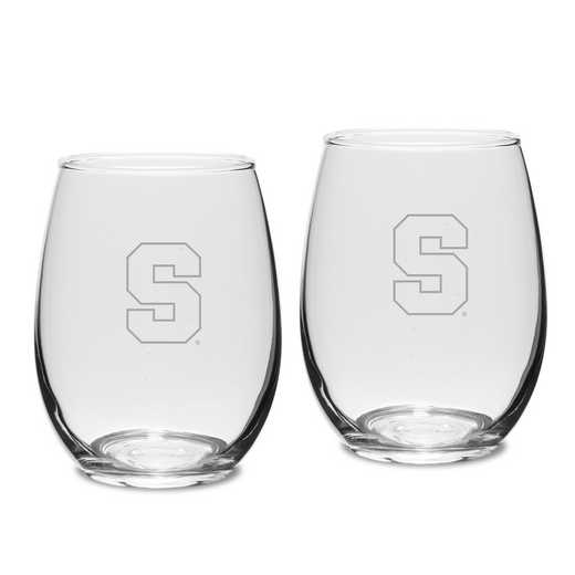 ND11B2-131380: 15 oz. Stemless White Wine Glass Set