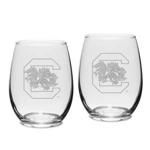 ND11B2-131548: 15 oz. Stemless White Wine Glass Set