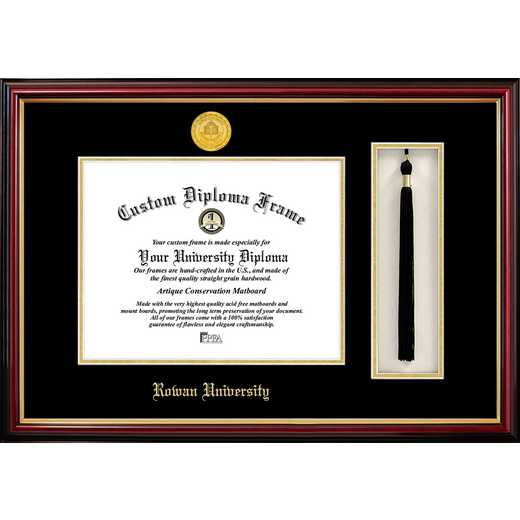 NJ599PMHGT: Rowan University 11w x 8.5h Tassel Box and Diploma Frame