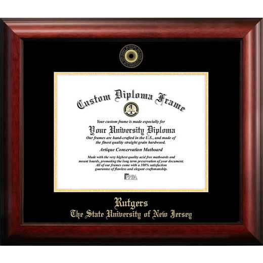 NJ999GED-1185: Rutgers 11w x 8.5h Diploma Frame