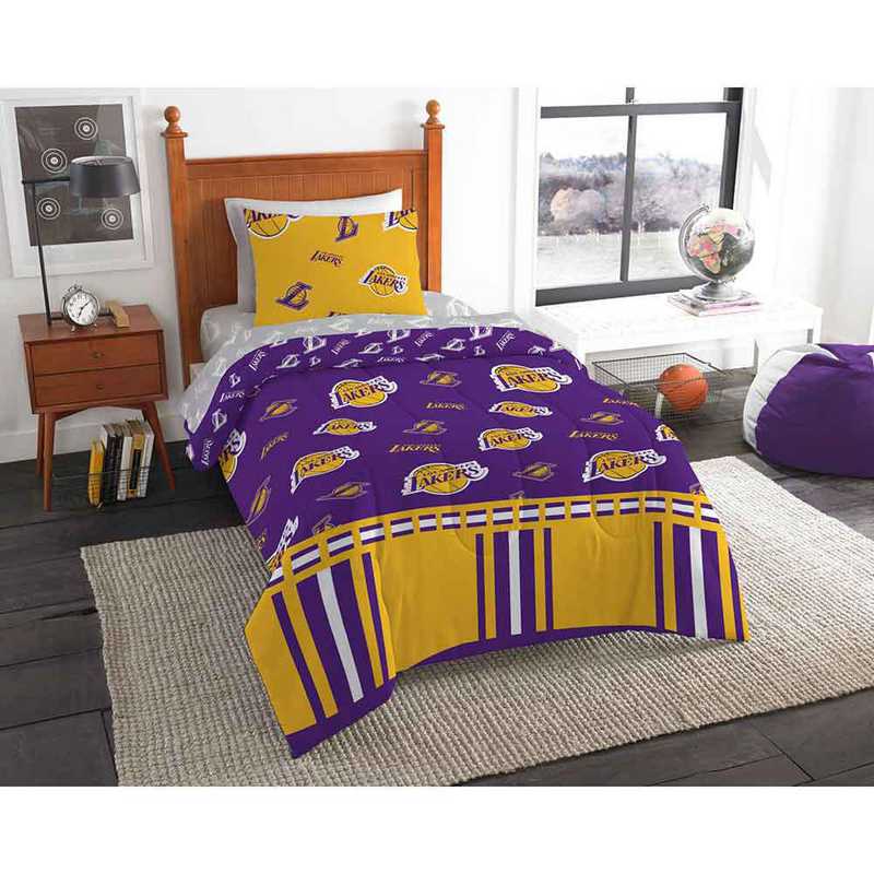 La Lakers Twin Bed In A Bag Set