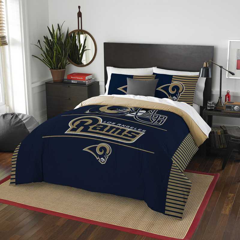 La Rams My Team Full Queen Comforter Sham Set
