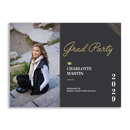 Gold Elegance Party Invitations
