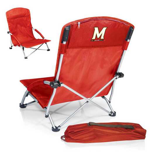 792-00-100-314-0: Maryland TerrapinsTranquility Portable Beach ChairRED