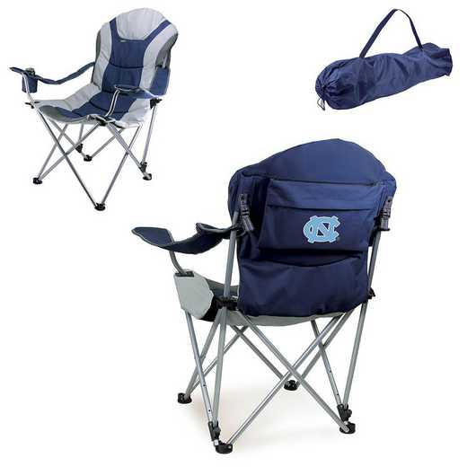 803-00-138-414-0: North Carolina Tar Heels - Reclining Camp Chair (Navy)
