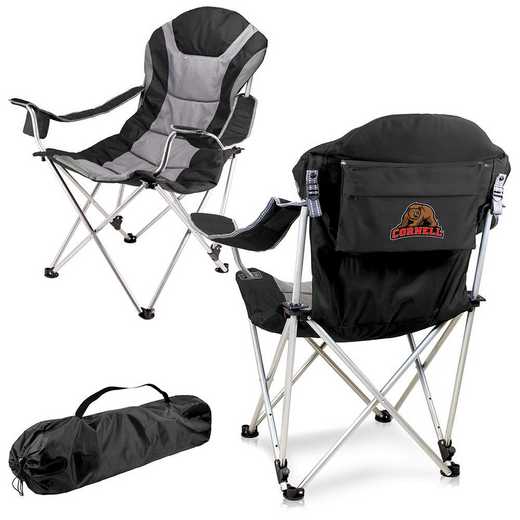 803-00-175-684-0: Cornell Big Red - Reclining Camp Chair (Black)
